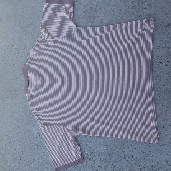 Vintage Red Head Polo Shirt XL GRANDE Big & Tall Burnt Orange Striped Shirt - Picture 4 of 4